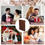 Brown Leather Recipe Book Binder for Your Creations