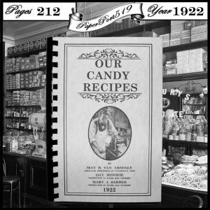 Vintage Candy Recipe Book by May B. Van Arsdale