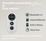 Bluetooth Pillow Speaker with White Noise and Timer