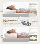 Neck Pain Relief Memory Foam Pillow with Cooling Case