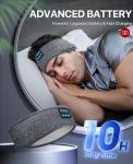 Wireless Sleep Headphones with Ultra-Thin Stereo Speakers