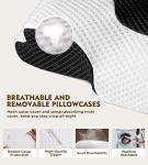 Neck Pain Relief Memory Foam Pillow with Cooling Case