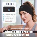 Bluetooth Sleep Headphones Headband for Side Sleepers