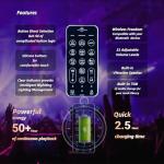 Wikac Bluetooth Pillow Speaker with 50hr Play-Time