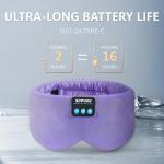 Wireless Bluetooth Sleep Mask with Headphones and Microphone