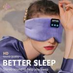 Wireless Bluetooth Sleep Mask with Headphones and Microphone