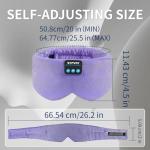 Wireless Bluetooth Sleep Mask with Headphones and Microphone