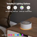 Kipcush White Noise Machine with Mood Lighting