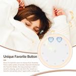 Kipcush Portable Sound Machine with Night Light
