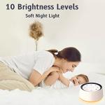 Brown Noise Machine with Night Light & Soothing Sounds