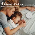 Whisper White Noise Machine with 25 Soothing Sounds