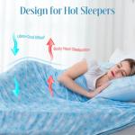 Cooling Blanket for Hot Sleepers - 50" x 70
