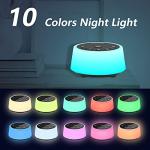 Color Sound Machine with Night Light & Soothing Sounds