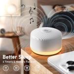 Rechargeable Portable Sound Machine and Night Light