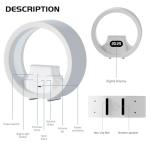 GDbow White Noise Machine with Remote and Lights