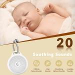 Nytpal Portable White Noise Machine with Night Light