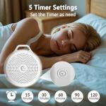 Nytpal Portable White Noise Machine with Night Light