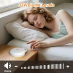 Nytpal Portable White Noise Machine with Night Light