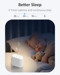 Travel Sound Machine with Rechargeable Battery & Sleep Sounds