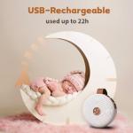 Mini Portable White Noise Sound Machine with Timer