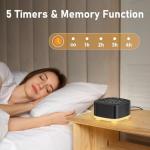Portable White Noise Machine with Night Light