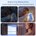 White Noise Sound Machine with Night Light and App