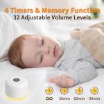 White Noise Machine with Relaxing Sounds & Lights
