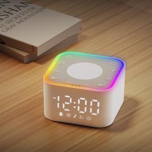 Wkzay White Noise Machine with Night Light