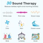 Wkzay White Noise Machine with Night Light