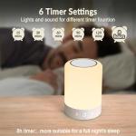 Kipcush White Noise Sound Machine with Night Light