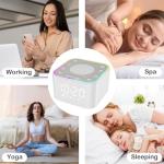 Wkzay White Noise Machine with Night Light