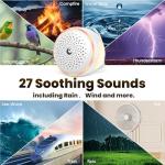 Rechargeable Portable White Noise Machine with 27 Sounds