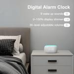 ANJANK White Noise Machine with Bluetooth and Lights