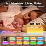 TMEHM White Noise Machine with Nature Sounds & Lights