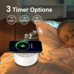 Sound Machine with Wireless Charger & Bluetooth Speaker