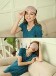 3D Contoured Sleep Mask with Adjustable Strap