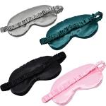 Silk Sleep Mask 4 Pack - Soft Satin Eye Covers