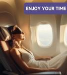 Mavogel Cotton Sleep Eye Mask with Travel Pouch