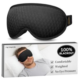 Weighted Blackout Sleep Mask for Deep Rest