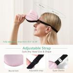 Mulberry Silk Sleep Masks 2-Pack with Adjustable Straps