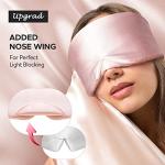 LitBear Pure Mulberry Silk Sleep Mask - Pink