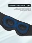 Bluetooth Sleep Mask with Headphones for Side Sleepers