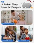 Weighted Eye Mask for Deep Sleep and Relaxation