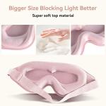 3D Contoured Sleep Mask for Light Blocking