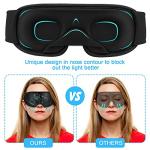 3D Contoured Sleep Mask with Adjustable Strap