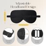 ZIMASILK Natural Silk Adjustable Sleep Mask
