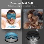 LitBear 3D Breathable Sleep Mask for Side Sleepers