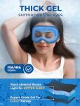 Cooling Gel Sleep Mask: Weighted Blackout Eye Mask