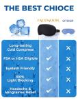 Cooling Gel Sleep Mask: Weighted Blackout Eye Mask