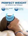 Cooling Gel Sleep Mask: Weighted Blackout Eye Mask
